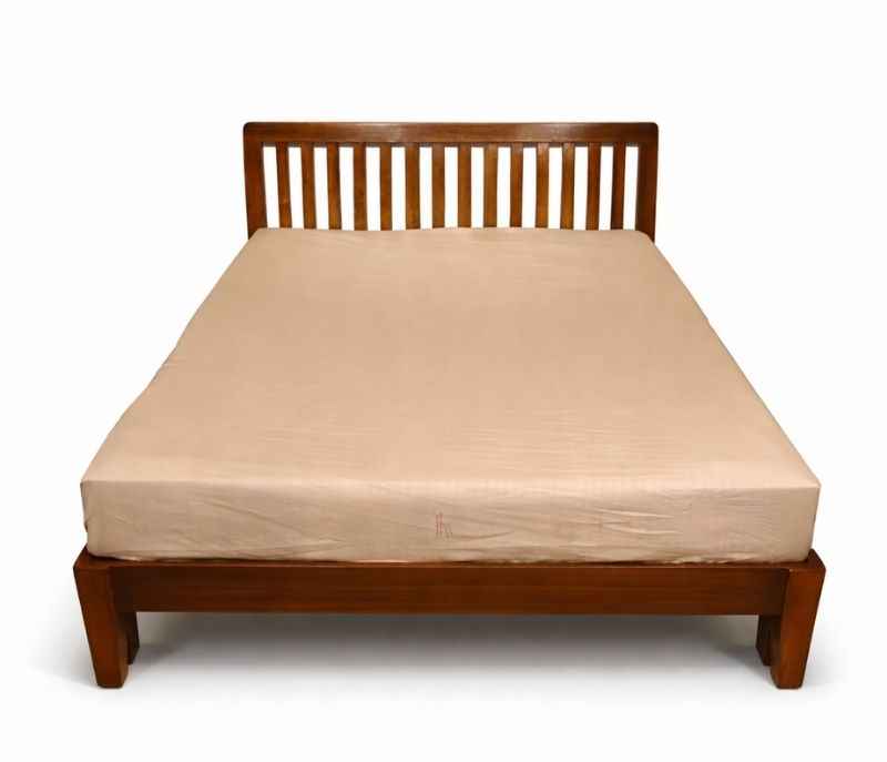 Image 2 for Strip Queen Sized Wooden Bed without Storage (BSK)