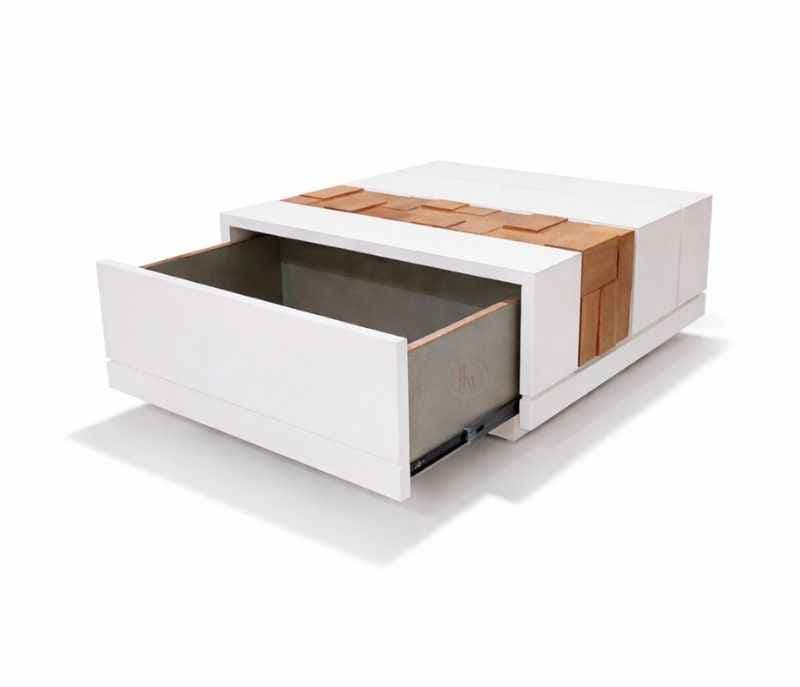 Image 4 for Center Table New  With Wooden And Pu Top And Base (WH OTD)