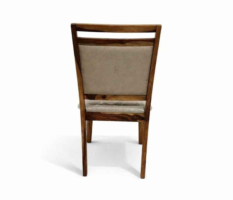 Image 5 for UL Scholar Solid Sheesham Wood Dining Chair with Premium Fabric Upholstery