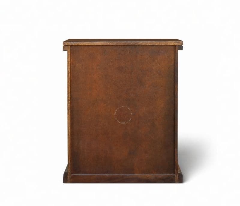 Image 5 for Tile Bed Side Table  Solid Sheesham Wood Honey Finish (SCV _PKU)