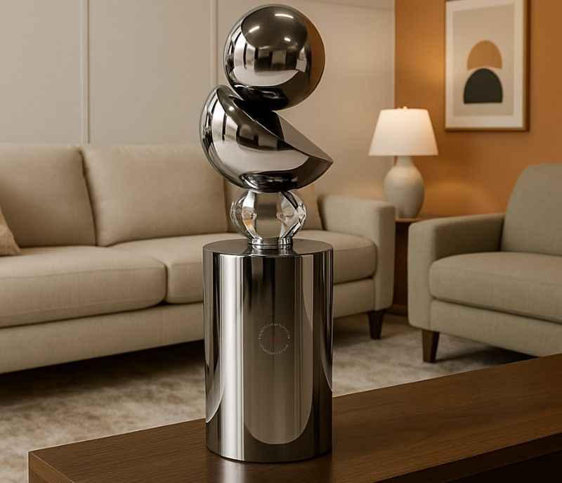 HSH-25 Tall Crystal Ball Sky Viewer Sculpture