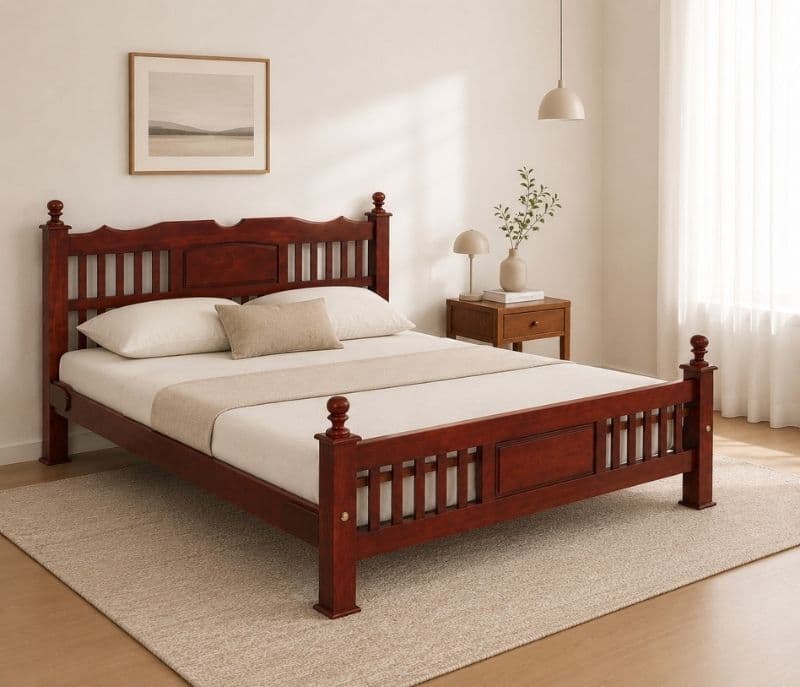 Repper Cot Solid Rubber Wood (ZAM) (OWD)
