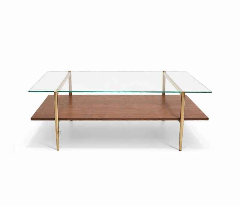 Image 3 for 1850-Center Table With Solid Wood Metal Glass Top And Metal Base (EC OTD)