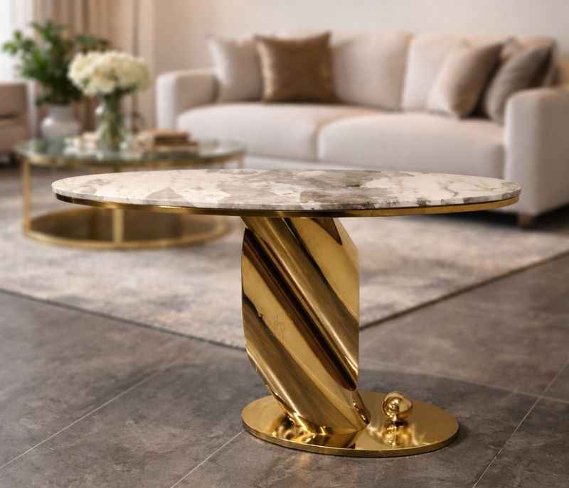 X-06 Console Table Marble Top(HYD OTD)