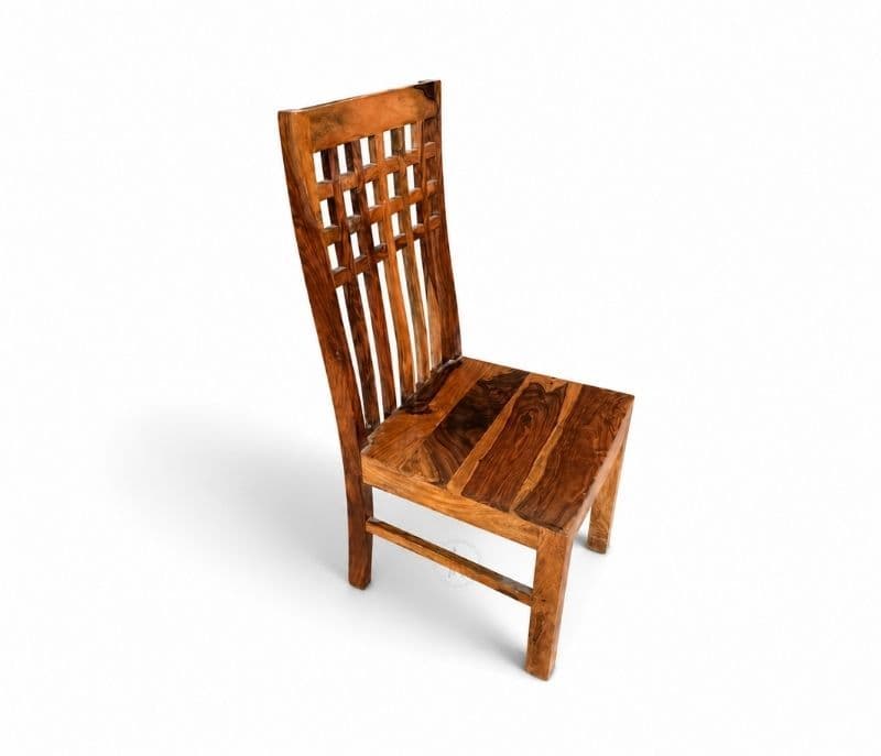Image 9 for Tile Solid Sheesham Wood Dining Set (SCV_PKU)
