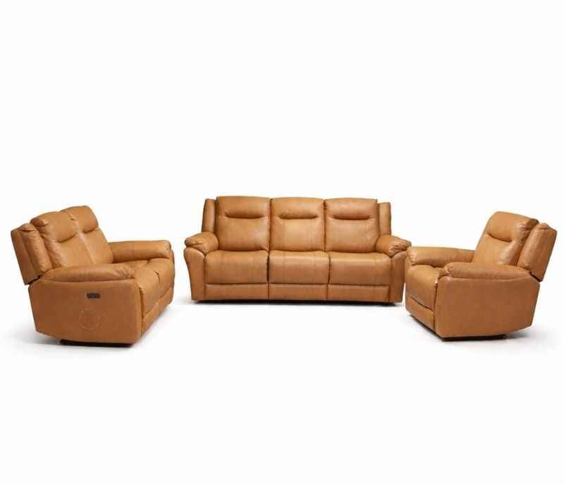 Image 5 for U70732 Manva 3 + 2 + 1 Power Recliner Body Touch Leather  (BS - BSK)(HYD)(BWD)(BS-EC)