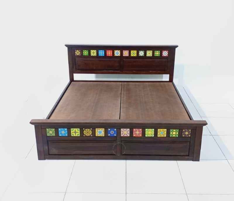 Image 5 for Tile King Bed Without Storage (EC OTD)