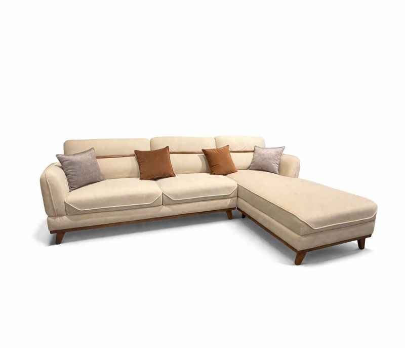 Image 6 for Boxter Sofa 3+L Seater Velvet Suede Fabric (EC)(HYD)(KORA)