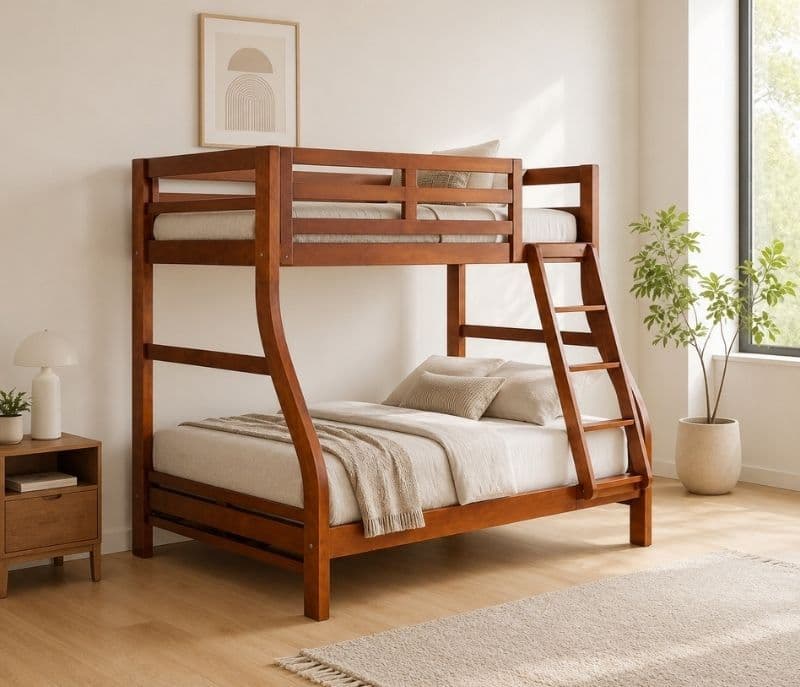 Bunker Bed Solid Rubber Wood (ZAM) (OWD)