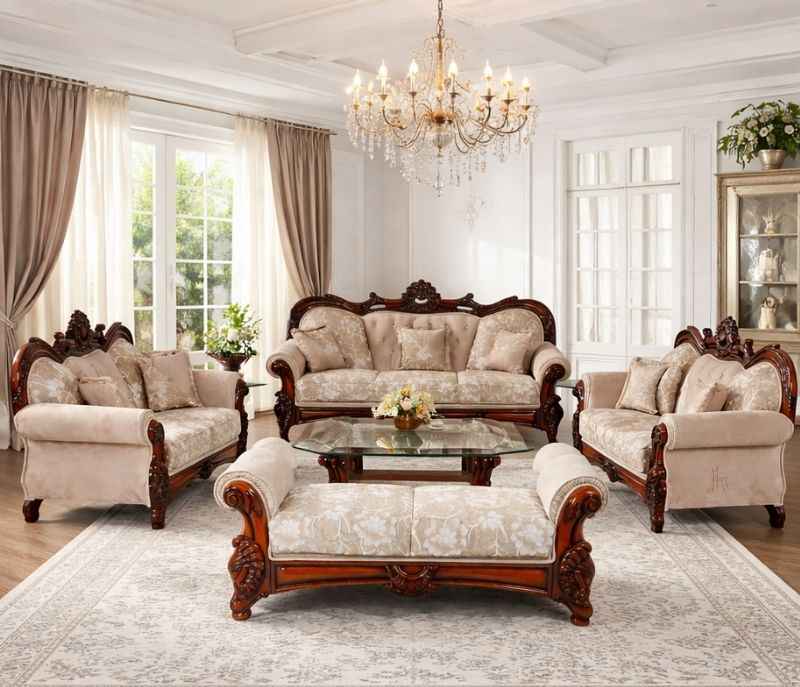 Rose Sofa Set 3+2+2+D+CT (OWD)