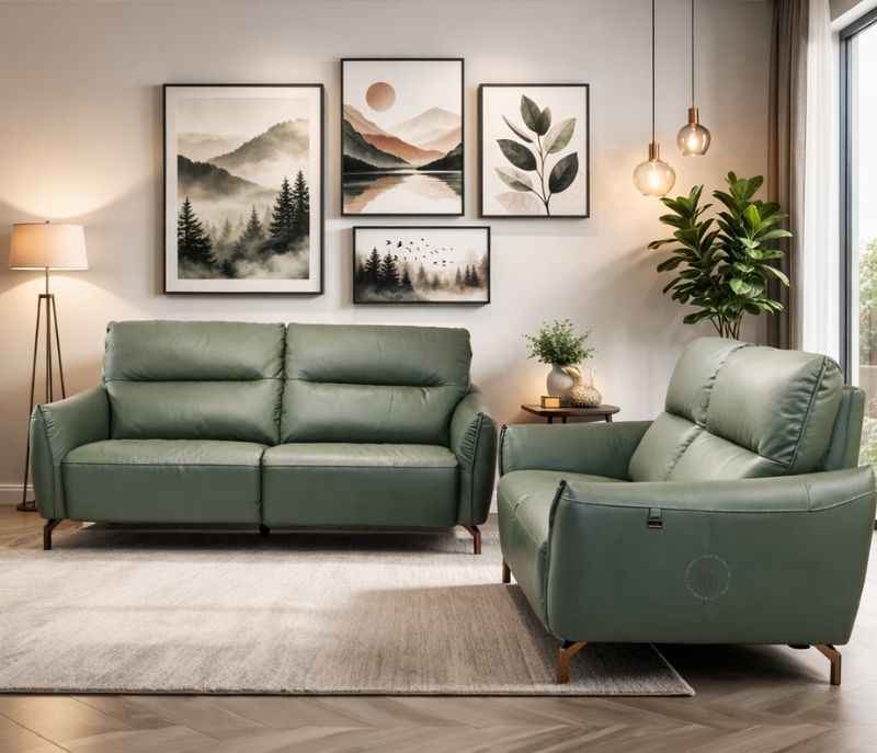 Casa italia 3834 Pure Body Touch Leather 3+2 (KORA OTD)