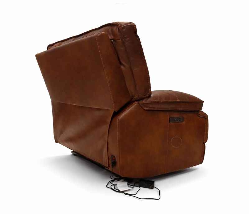 Image 8 for UX-Series 7004 Modern 3+2+1 Leather Sofa Set with Archtectural Metal Base (EC)