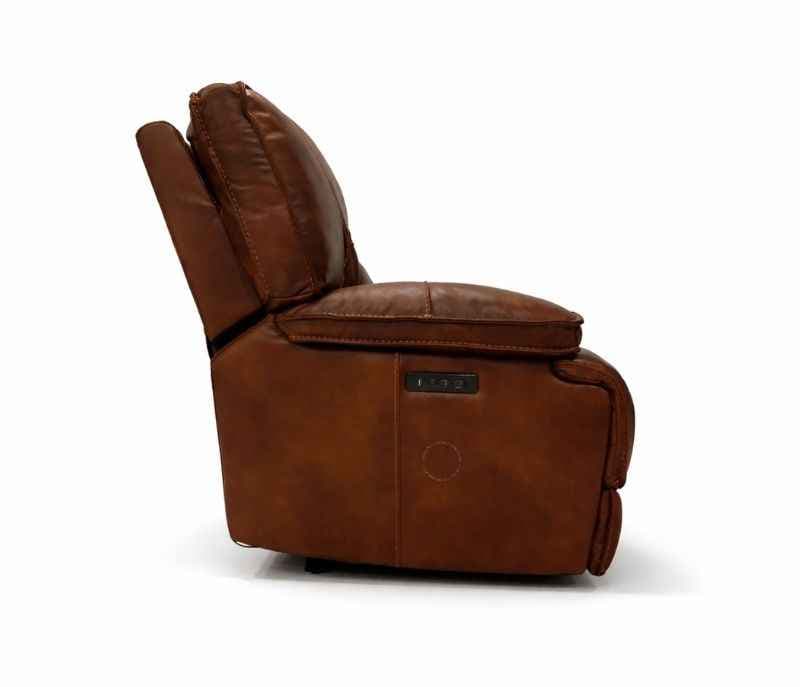 Image 40 for UX-Series 7004 Modern 3+2+1 Leather Sofa Set with Archtectural Metal Base (EC)