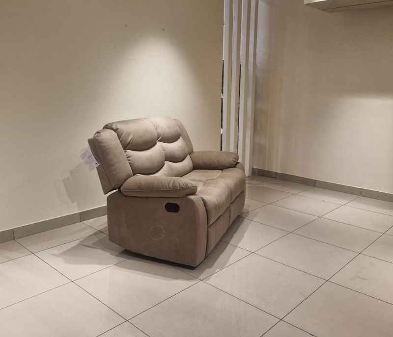 Image 18 for JHR195 - 59929 3+2 Manual Recliner Velvet Suede Fabric  (SKN)