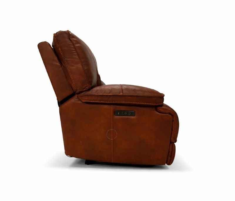 Image 38 for UX-Series 7004 Modern 3+2+1 Leather Sofa Set with Archtectural Metal Base (EC)