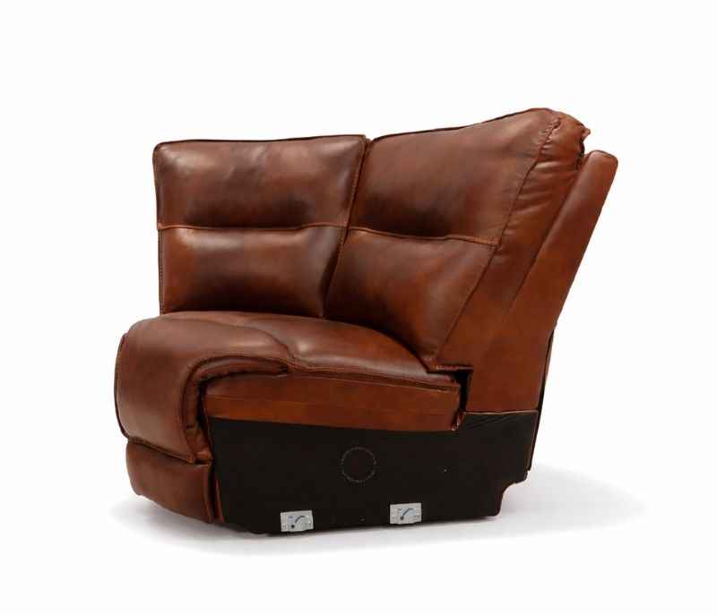 Image 13 for UX-Series 7004 Modern 3+2+1 Leather Sofa Set with Archtectural Metal Base (EC)