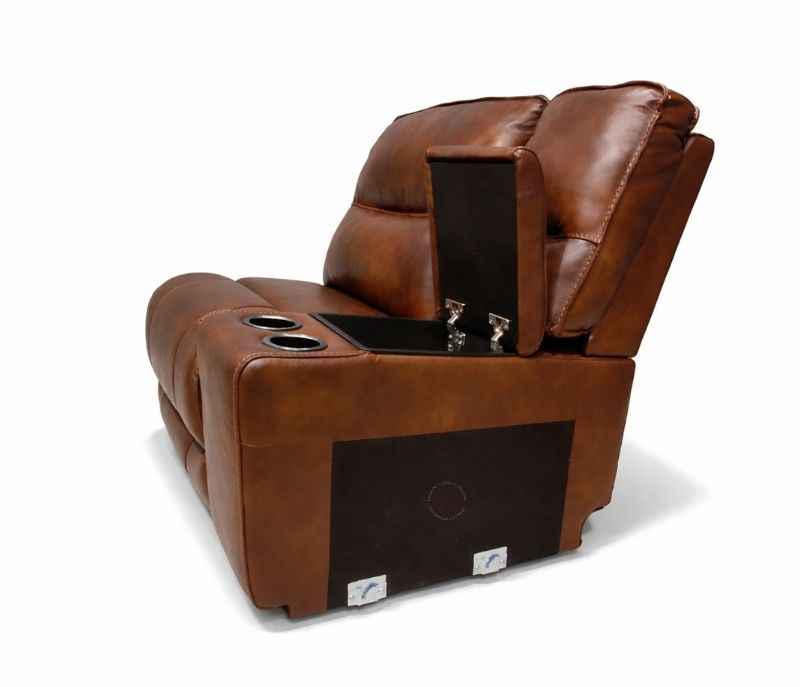 Image 12 for UX-Series 7004 Modern 3+2+1 Leather Sofa Set with Archtectural Metal Base (EC)
