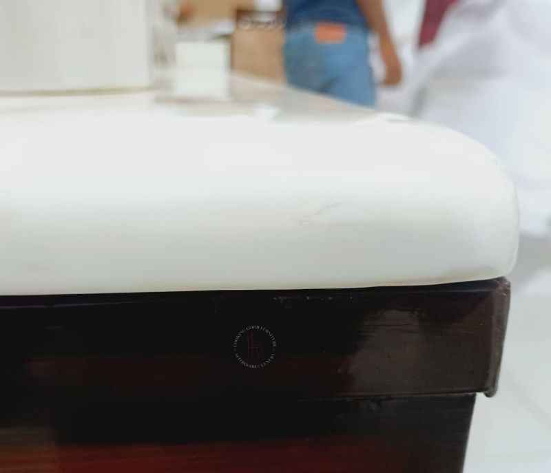 Image 8 for Double-Handle-1+6 Dining Set Marble Top (BTM OTD)