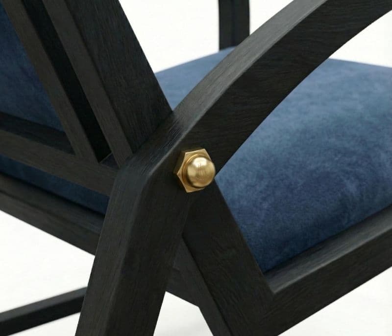Image 4 for Eowyn Trickle | Accent Chair Velvet Fabric (ARC)