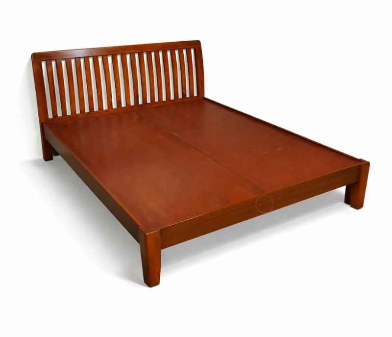 Image 5 for Strip Queen Sized Wooden Bed without Storage (BSK)