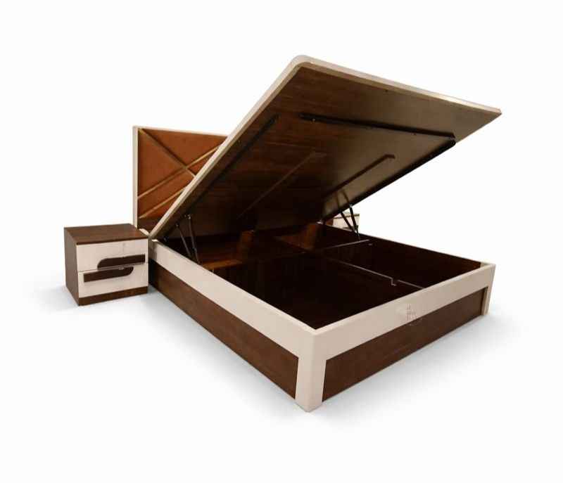 Image 8 for 18004 King Sized Bed with Hydraulic Bed Box (WF)