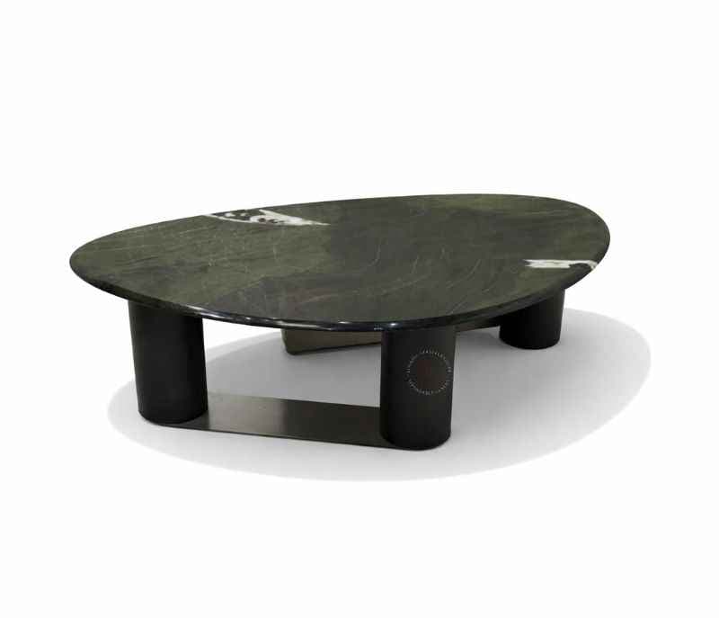 Image 3 for 352 Centre Table With Puffy Marble Top And Wood Base (HYD)