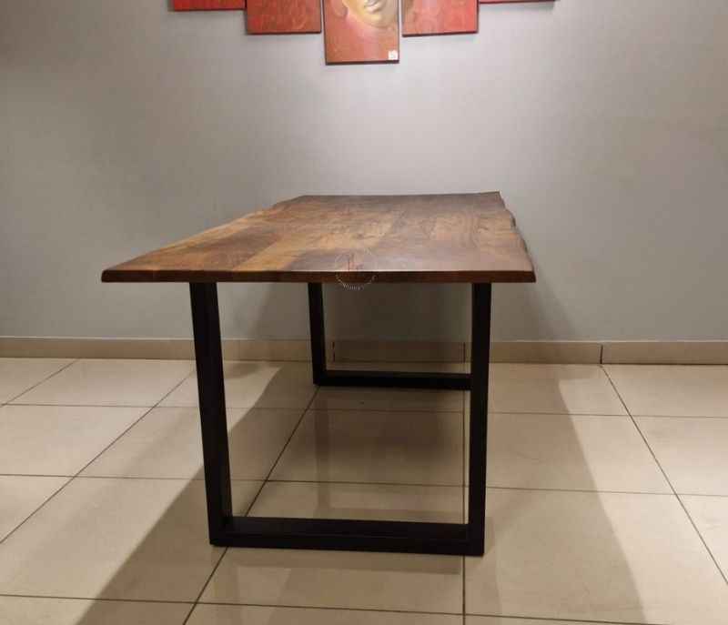 Image 10 for Live edge dining table 1+6 chairs (WF OTD)