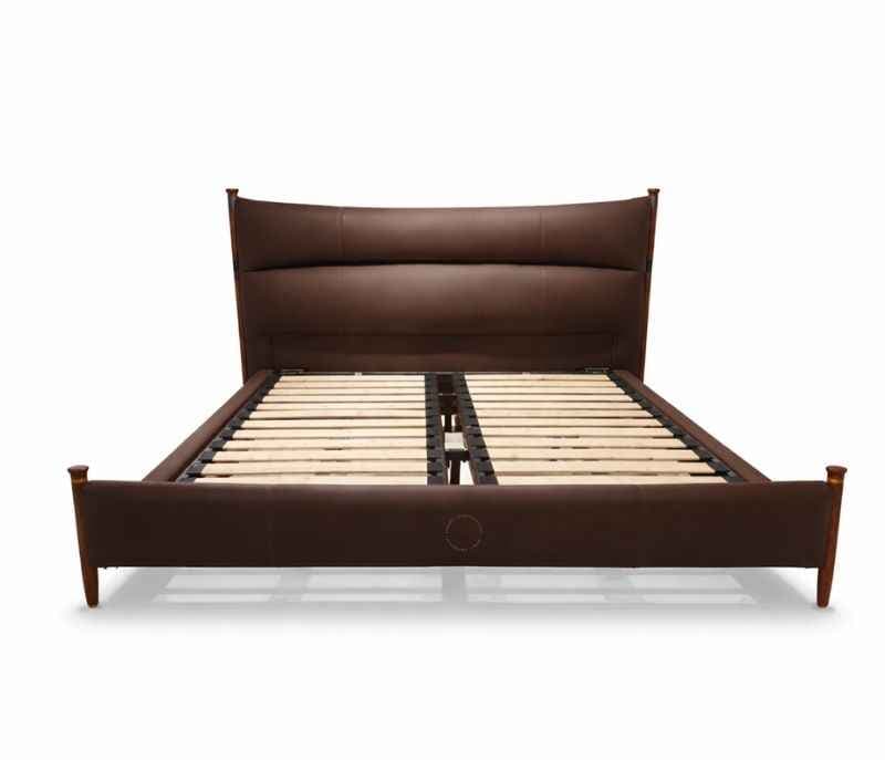 Image 7 for 2502 Queen Size Leather Bed without Storage (HYD)