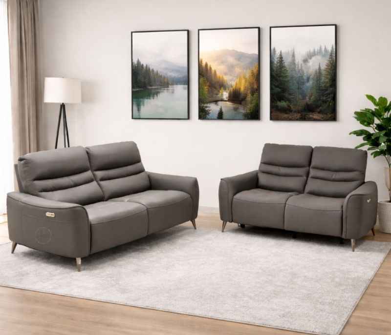 6659 3+2 Electric Half Leather (SKN)