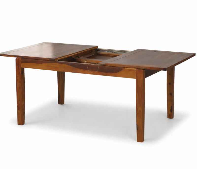 Image 4 for Arisbeth Extendable 4-6 Seater Wooden Dining Table (Honey Finish)