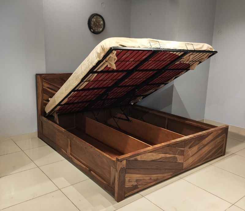 Image 3 for V Groov cot 72x78 box with hydraulic Storage King Size (BTM OTD)