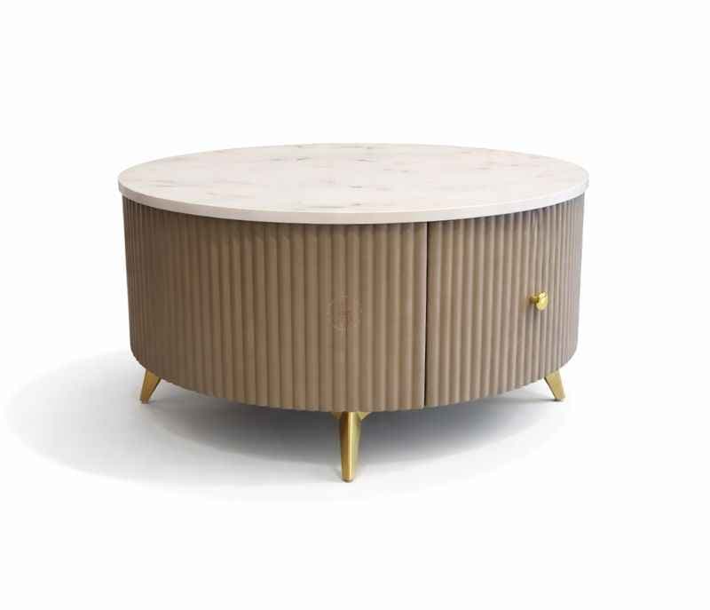 Image 3 for Round Carnival Design Marble Top CT (KORA)