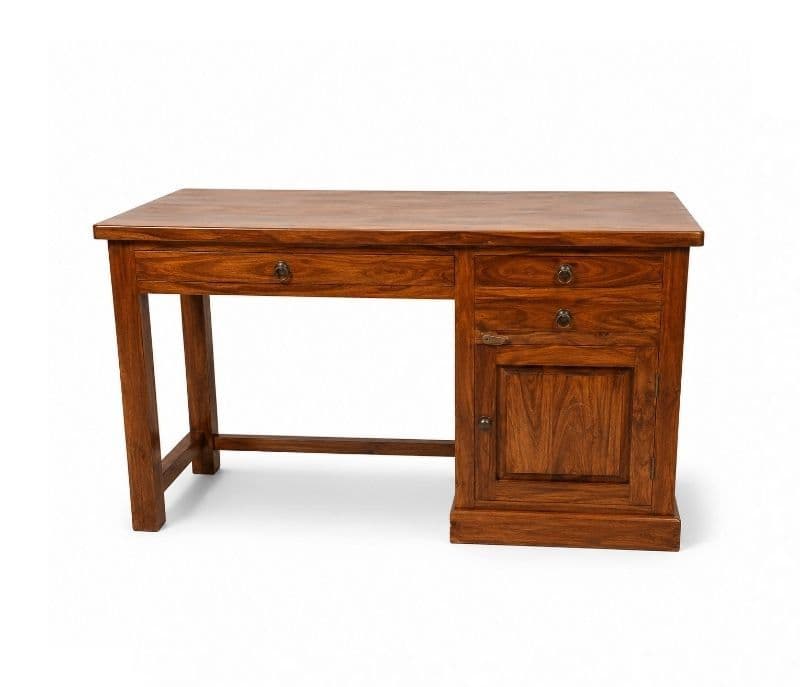 Image 2 for Lerniq Study Table Solid Sheesham Wood (Honey Finish) (SCV_PKU)