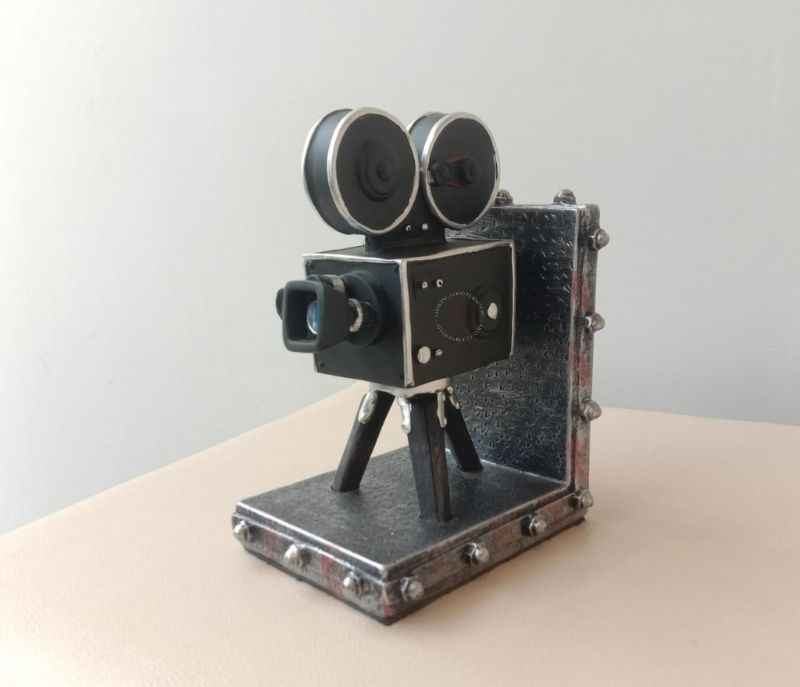 Image 4 for YH-RA-09 Camera Bookend Set Vintage Old-Style Movie Film