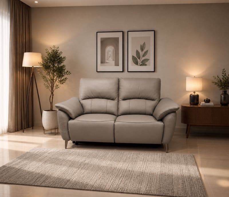 Image 2 for 6659 2 Seater Electric Recliner Body Touch Leather Fabric
