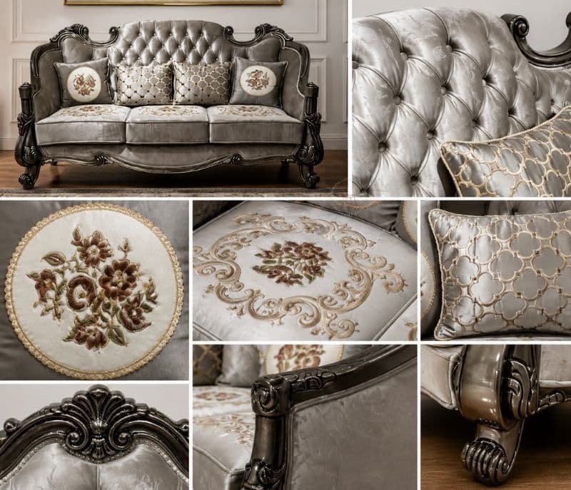 Image 2 for Carving Iran Sofa Set 3+2+1+1 (RCH SF) (OWD)