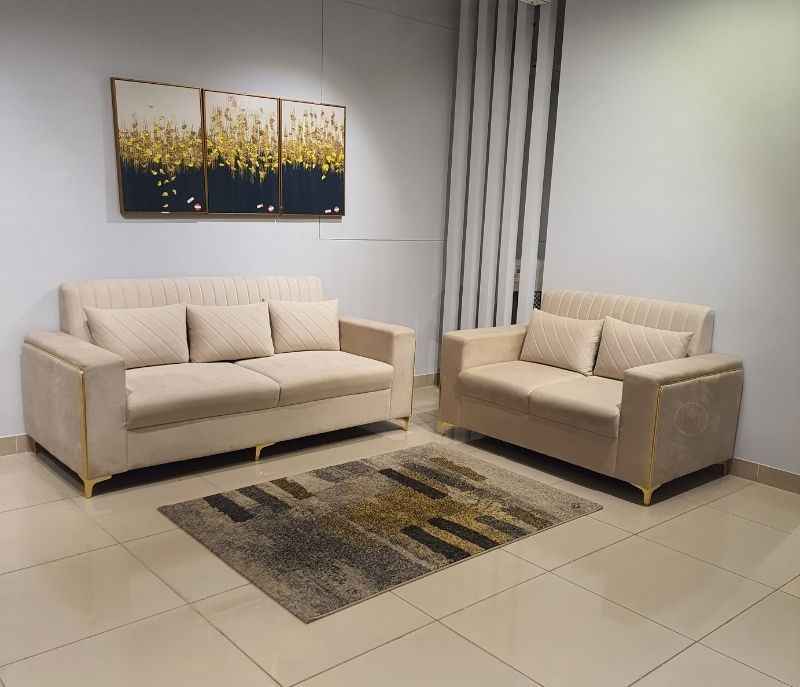 Image 3 for Oreo Sofa 3+2 Seater Velvet Fabric (EC)(KORA)