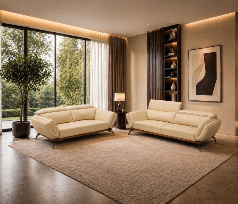 Pearl Sofa 3+2 Premium Artificial Leather (BTM OTD)