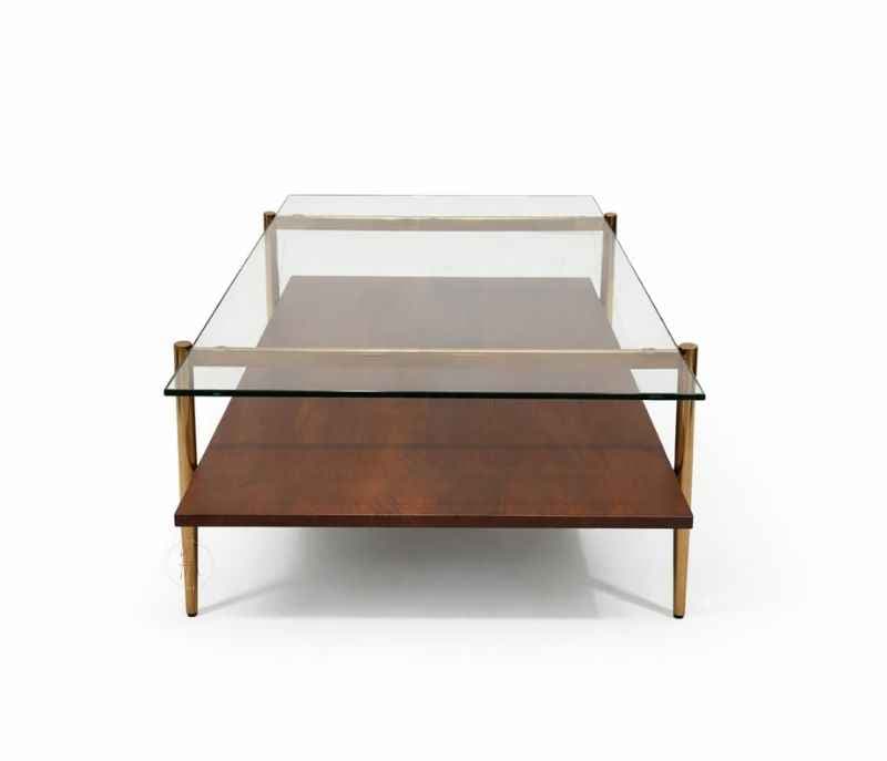 Image 6 for 1850-Center Table With Solid Wood Metal Glass Top And Metal Base (EC OTD)