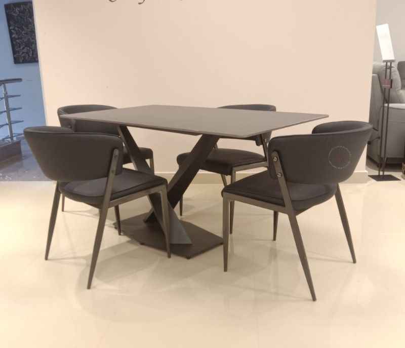 Image 3 for Art 4 Seater MNOC 140/8800 Dining Table-1+4 Chairs (SKN OTD)