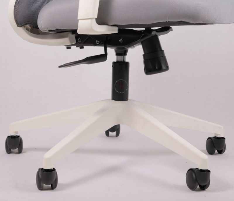 Image 11 for Hawk MB Grey White  Ergonomic High-Back Mesh Office Chair  Adjustable Height  Revolving Study Work from Home Chair Computer Desk Chair  Back Lumbar Support  Ergonomic Chair  Tilting  Arm Support