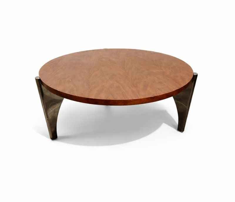 Image 2 for A77 Black Wooden Top Metal Base (HYD)