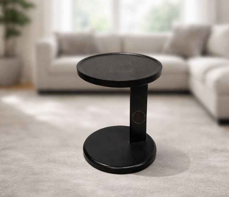 C-9089C Small Corner Table Ash Wood (HYD )