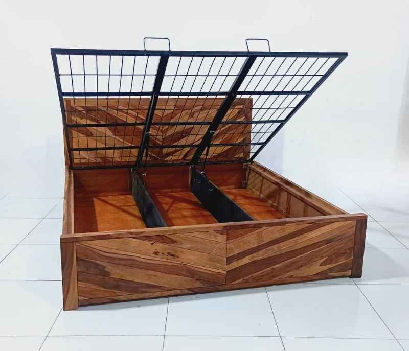 Image 6 for V Grove King Bed WIth Storage (WH OTD)