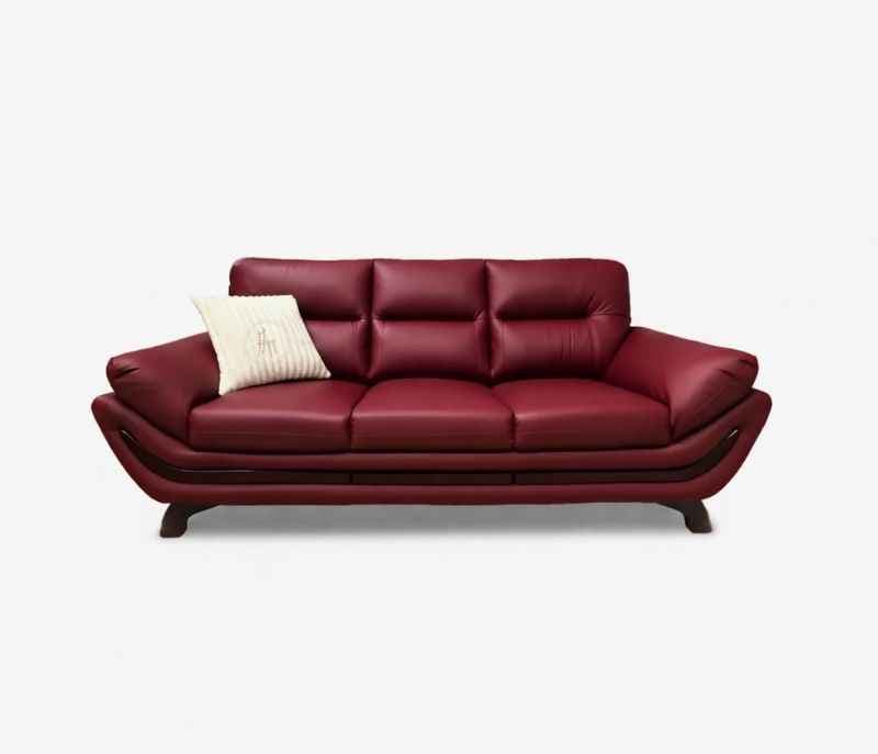 Image 4 for Florida  3+2+1 Seater Sofa Leather (Marron) (LGB)(BS-EC)
