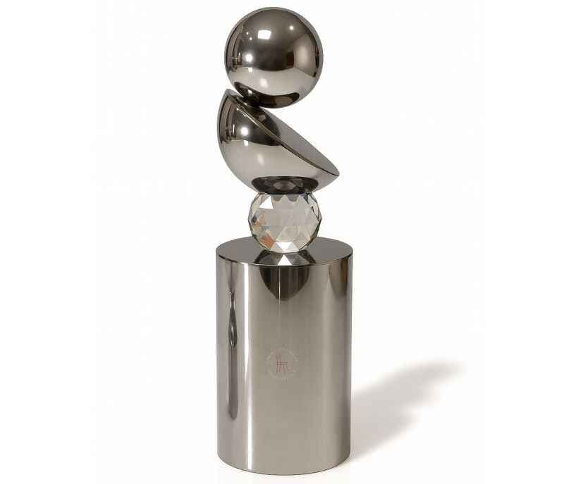 Image 2 for HSH-25 Tall Crystal Ball Sky Viewer Sculpture
