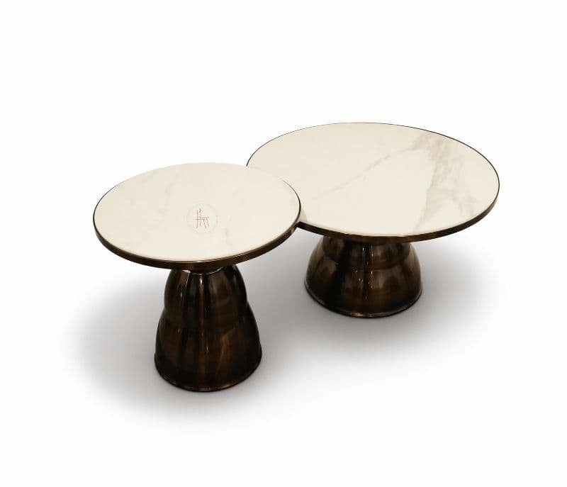 Image 4 for Centre Table 1 With Ceramic Top And Metal Base (HYD)