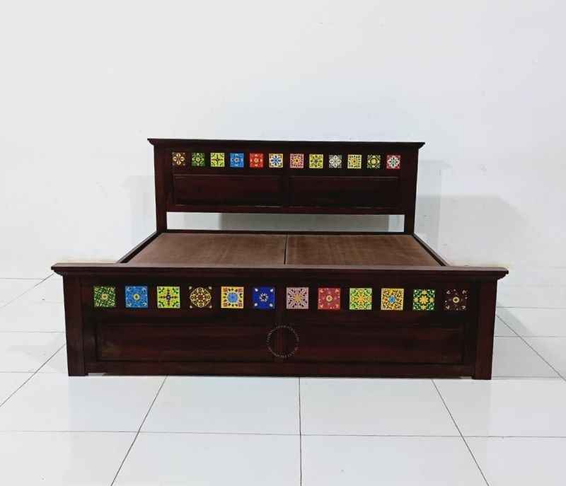 Image 3 for Tile King Bed Without Storage (EC OTD)