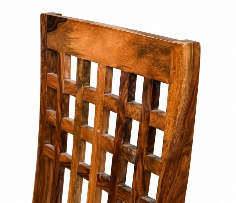 Image 3 for Tile Solid Sheesham Wood Dining Set (SCV_PKU)