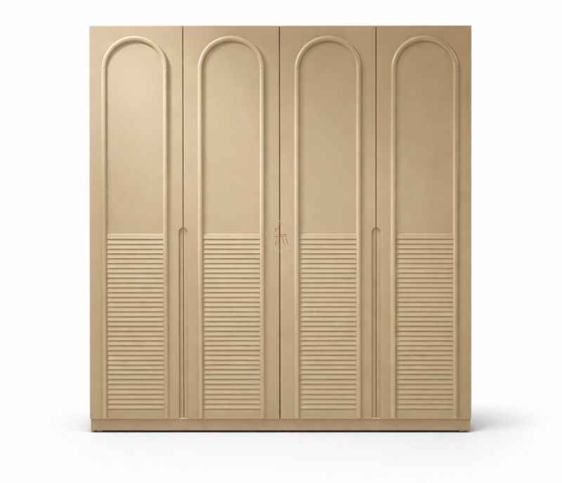 Image 6 for 21006 Bedroom Set King Size 72x78 With Hydraulic Storage + 2 Bed Side Table + 4 Door Wardrobe  (WF OTD)